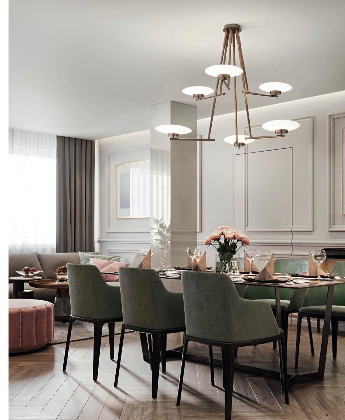 LAMPADARIO IN OTTONE BRUNITO VECCHIO CON VETRI BIANCCHI