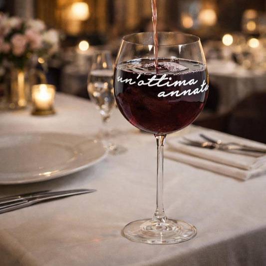 Set 2 calici UN'OTTIMA ANNATA 77 cl