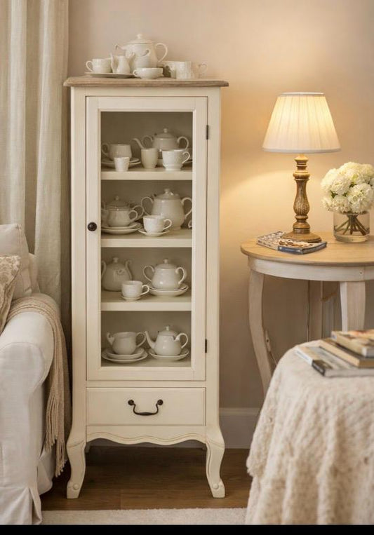 VETRINETTA A COLONNA CON SPORTELLO A VETRO