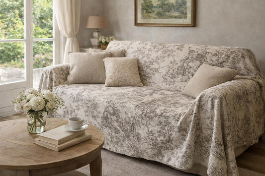 Tovaglia/copritutto "Toile de jouy" cm 180 x 240