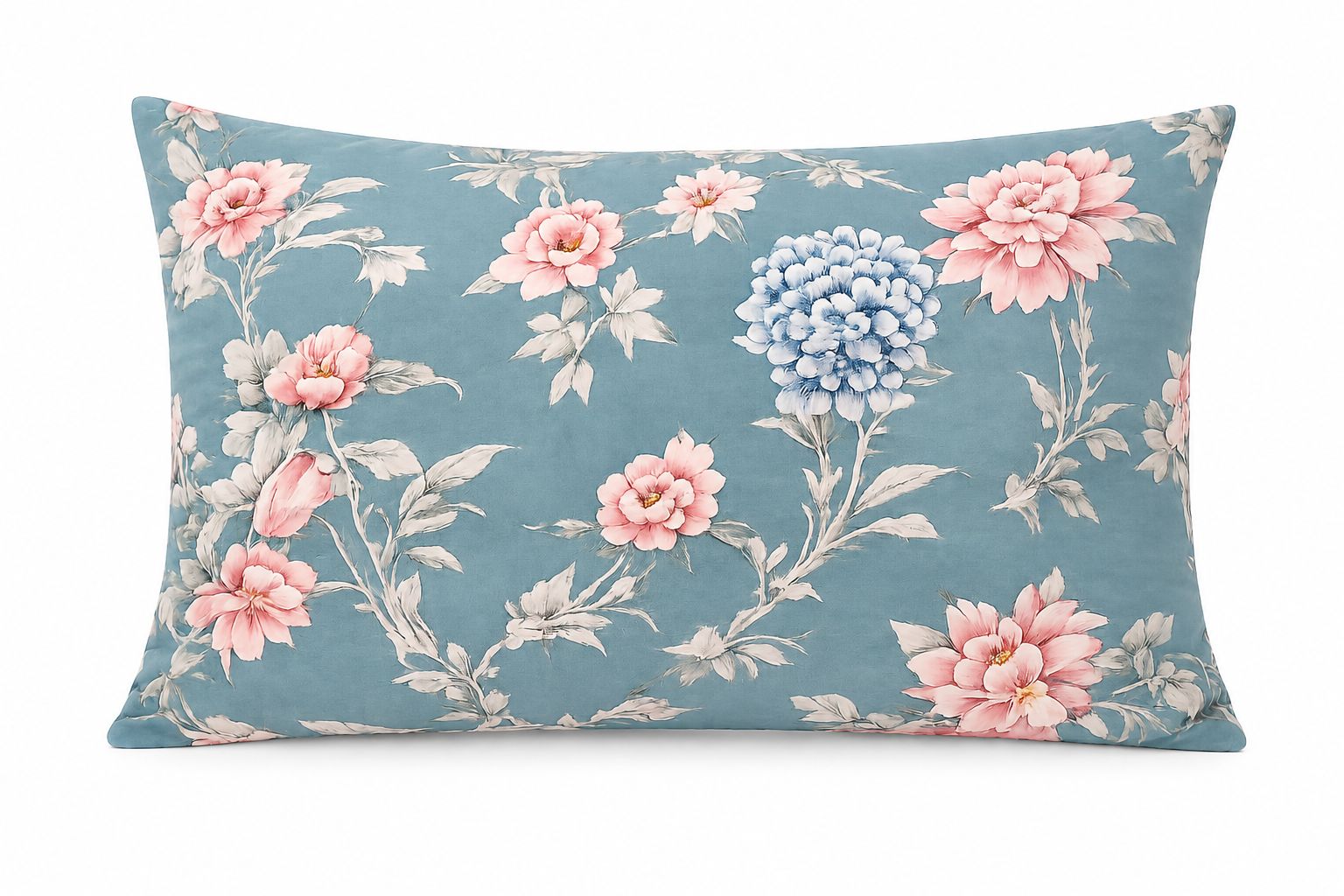 Set 2 Copriguanciali Floreali 59x80 cm in Microfibra