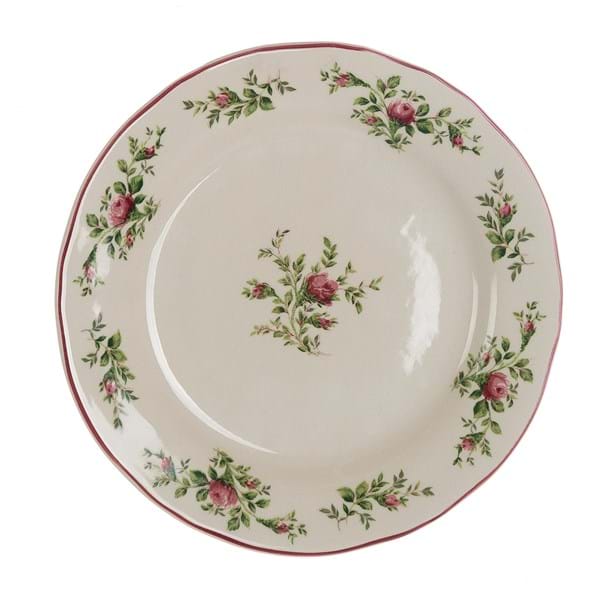 PIATTO FONDO LINEA MOSS ROSE