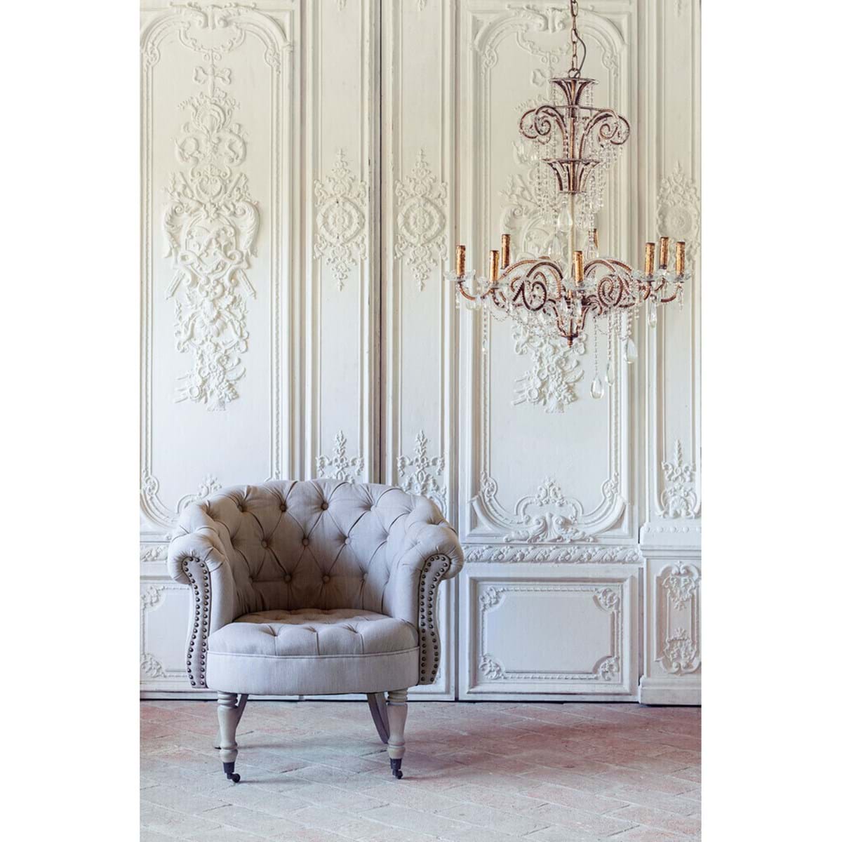 POLTRONA RUBBEN WOOD COLOR TORTORA