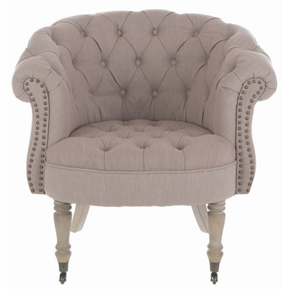 POLTRONA RUBBEN WOOD COLOR TORTORA