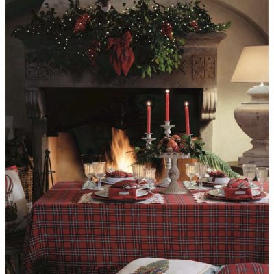 TOVAGLIA CON GALA TARTAN