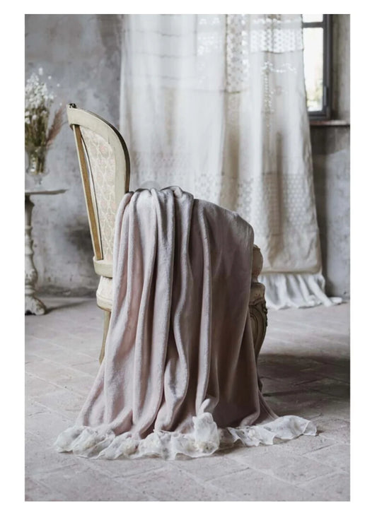 Plaid con gala in tulle 140x170