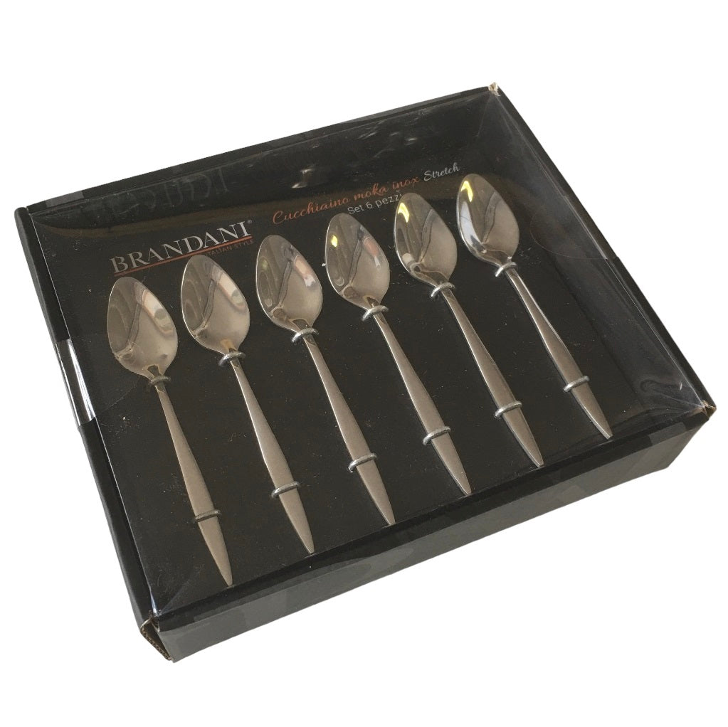 CUCCHIAINO MOKA STRETCH SET 6 PZ INOX
