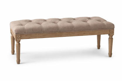 Panca imbottita stile francese cm 82x40x40