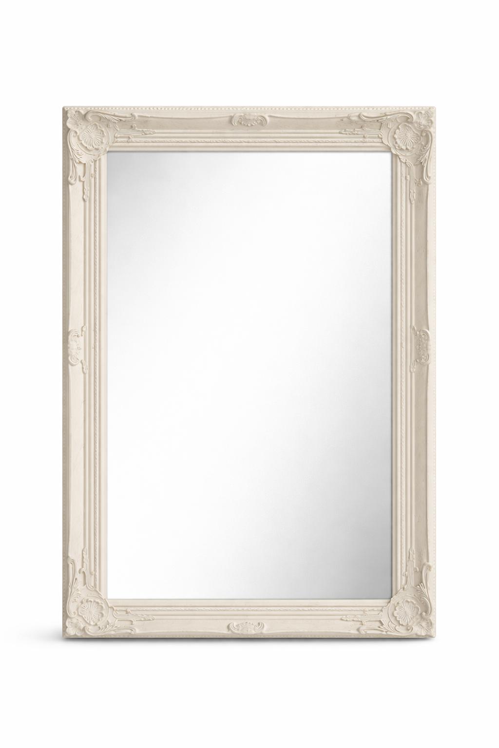 Specchio stile francese con cornice decorata cm 72x61