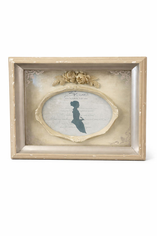 Quadro / Portafoto shabby chic – 25,5 x 5,3 x 30,5 cm