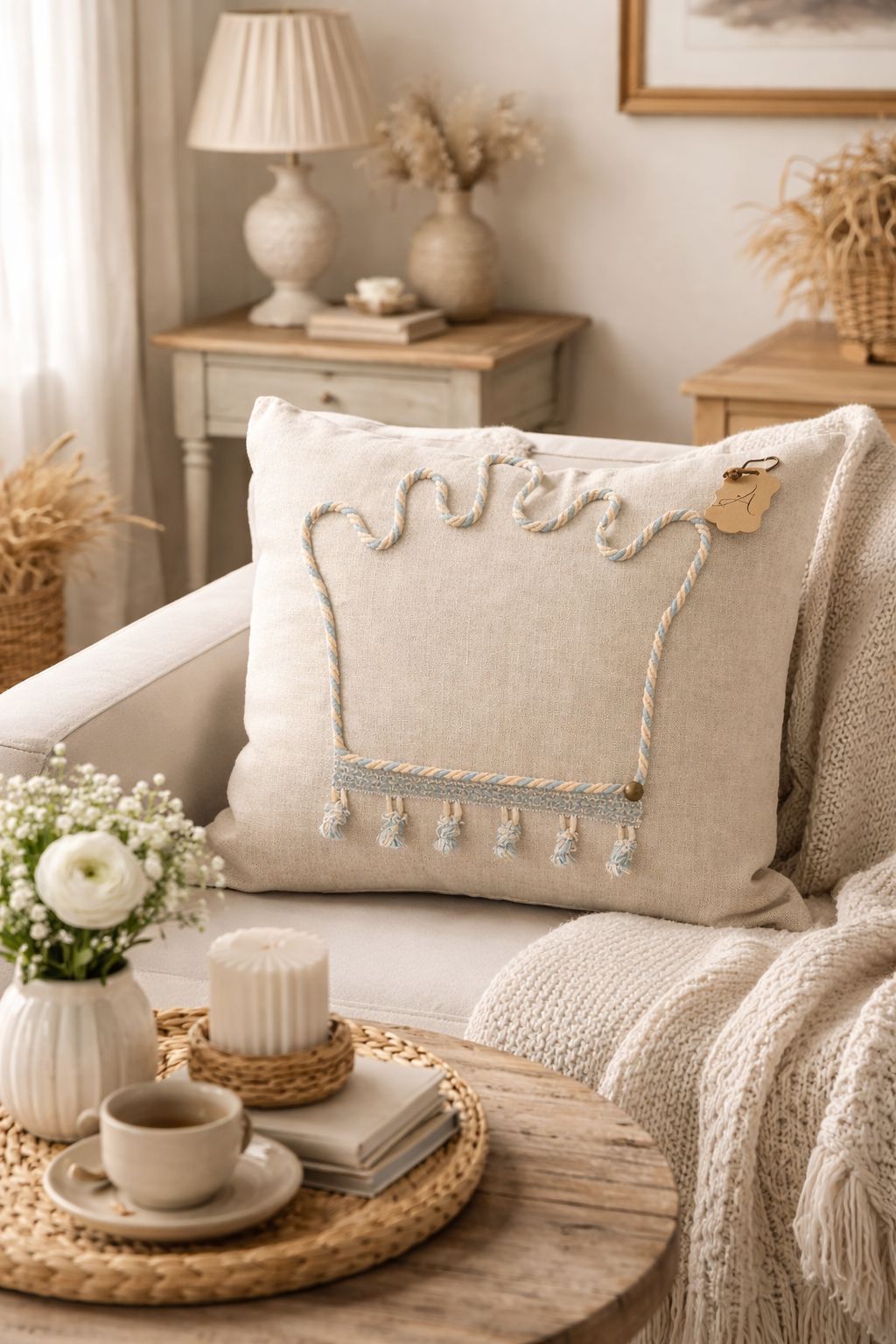 Cuscino linea Chiara 40x35cm