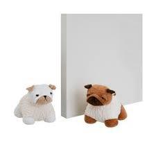 FERMAPORTA "DOG" IN TESSUTO DUE COLORI