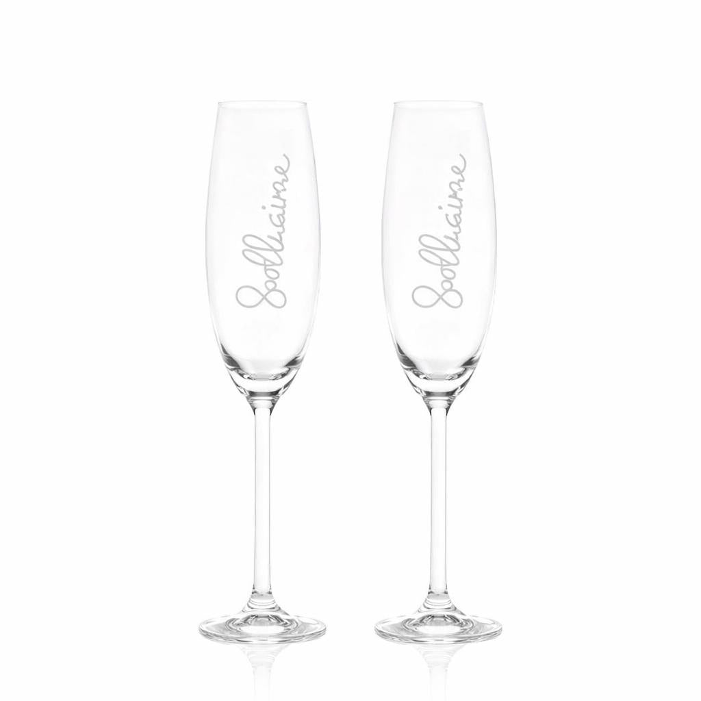 Set 2 flute  BOLLICINE 23cl