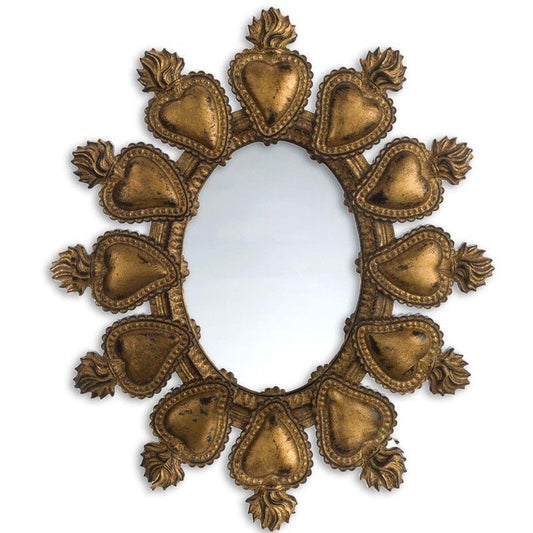 Specchio cuori sacri cm 28x33