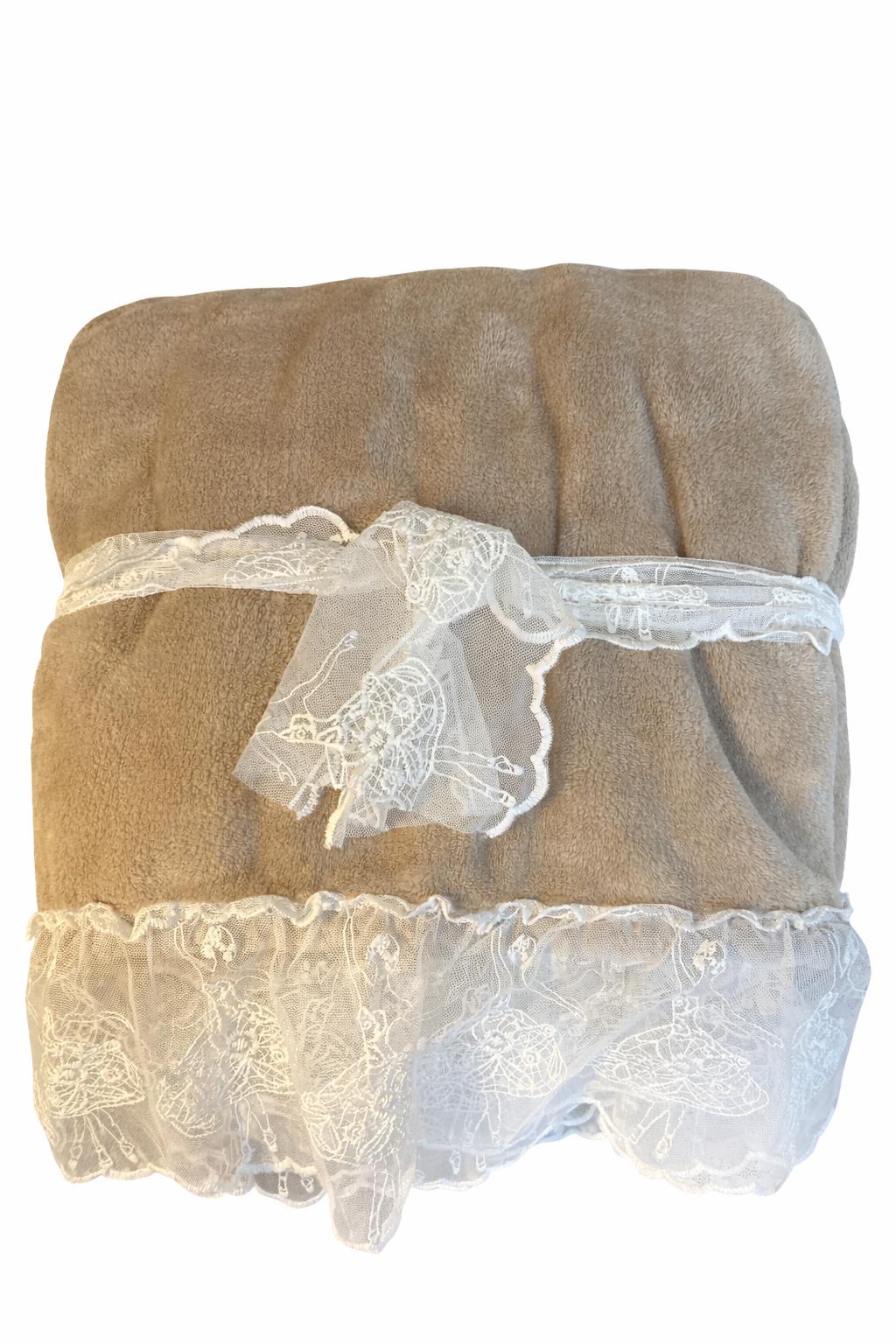 Plaid con gala in tulle 140x170