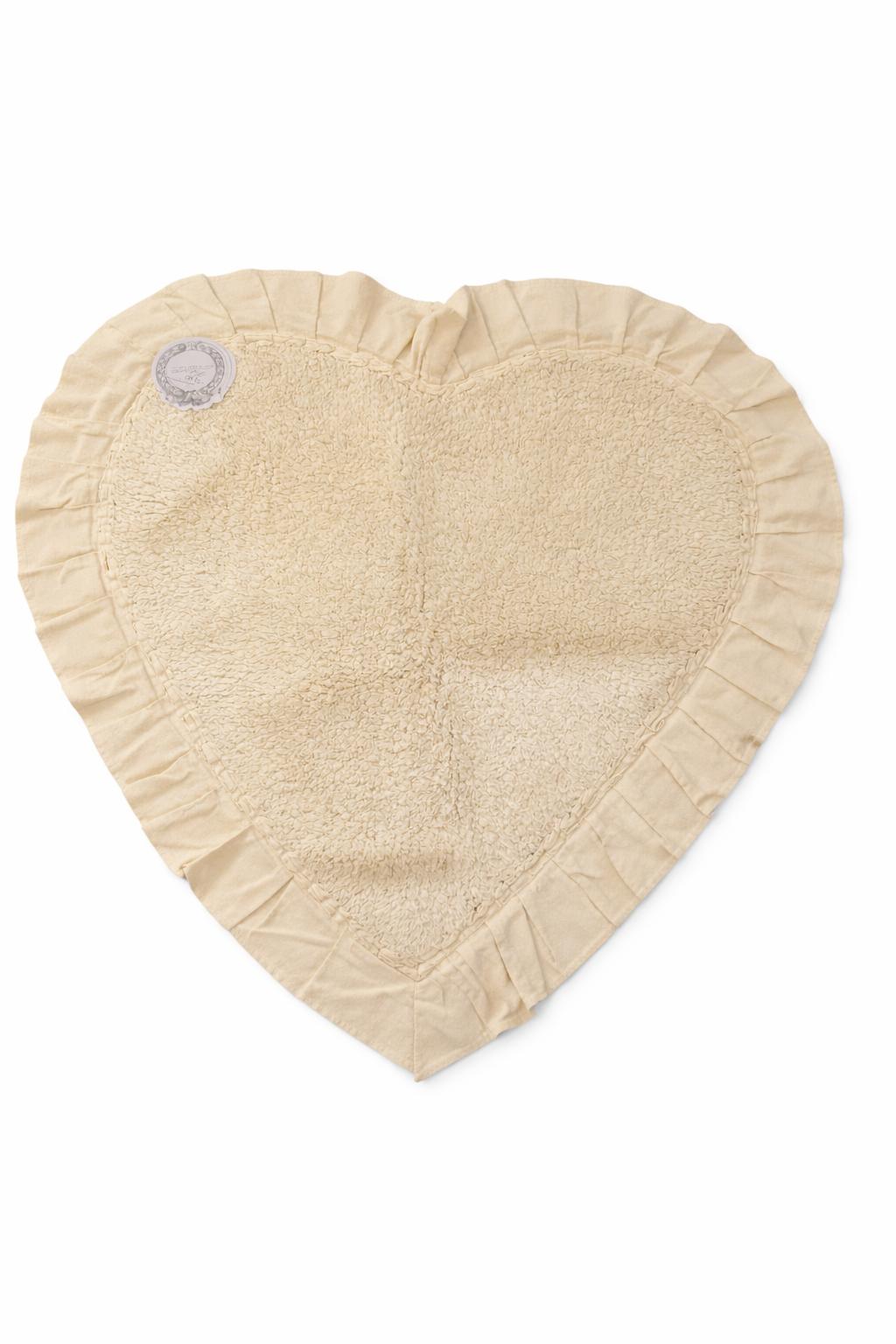 Tappeto Cuore con frills cm 50x65