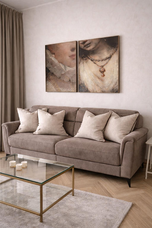 Quadro/Tableau encadré “Collerette” – cm 61x81x3 cm