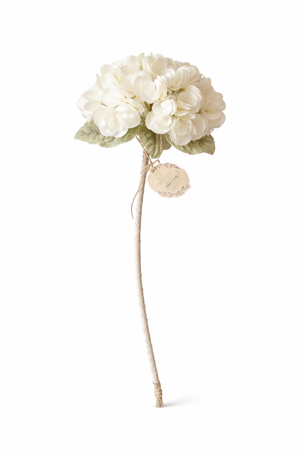 Fiore decorativo ortensia bianca – eleganza senza tempo L.70cm