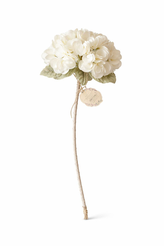 Fiore decorativo ortensia bianca – eleganza senza tempo L.70cm
