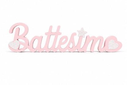 SCRITTA DECORATIVA "BATTESIMO"