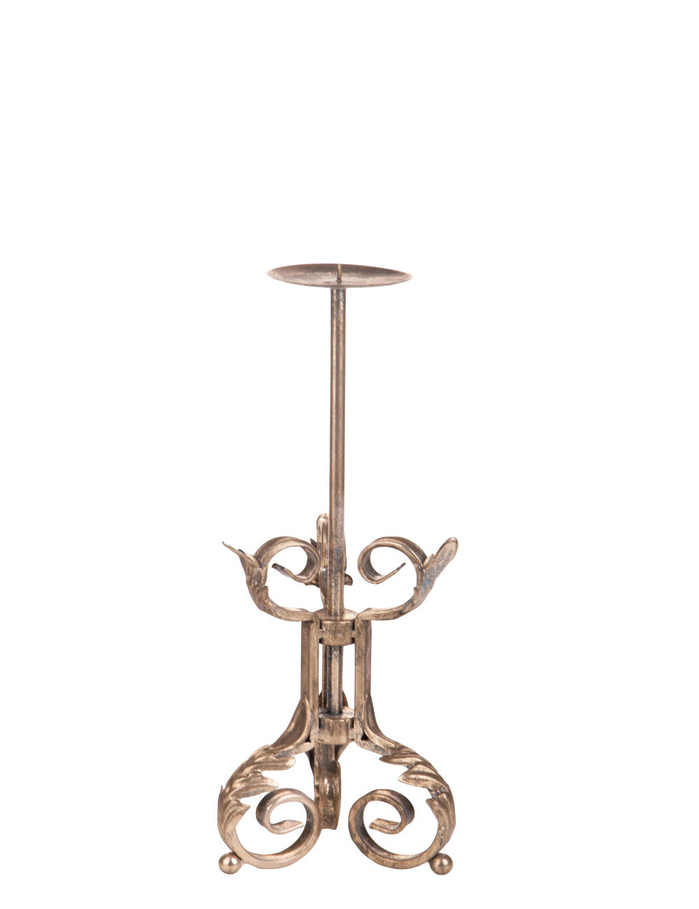 CANDELIERE IN METALLO  BRONZO