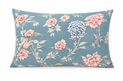 Set 2 Copriguanciali Floreali 59x80 cm in Microfibra