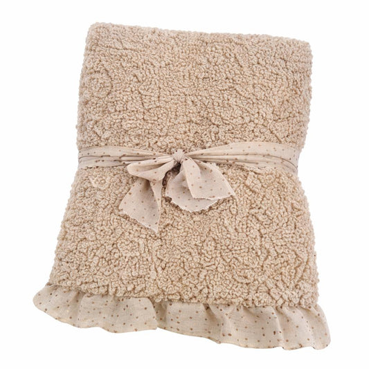 Plaid in teddy beige cm 140x170