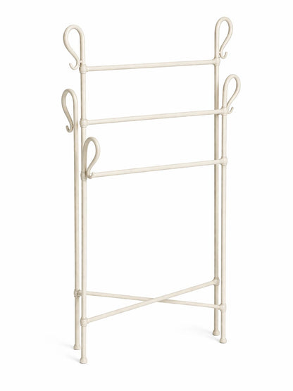 Porta Asciugamani 3 Livelli in Metallo – Stile Shabby Chic- h.103cm x L.47cm