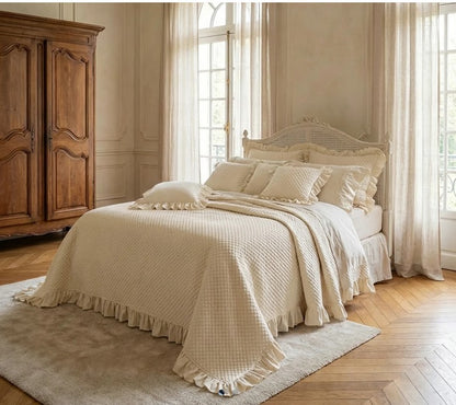 Boutis Velluto con Frill Collezione Tresor cm 250x250