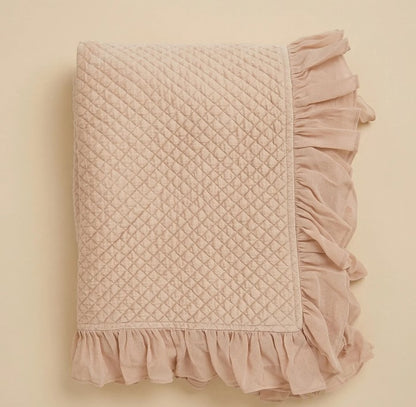 Boutis Velluto con Frill Collezione Tresor cm 250x250